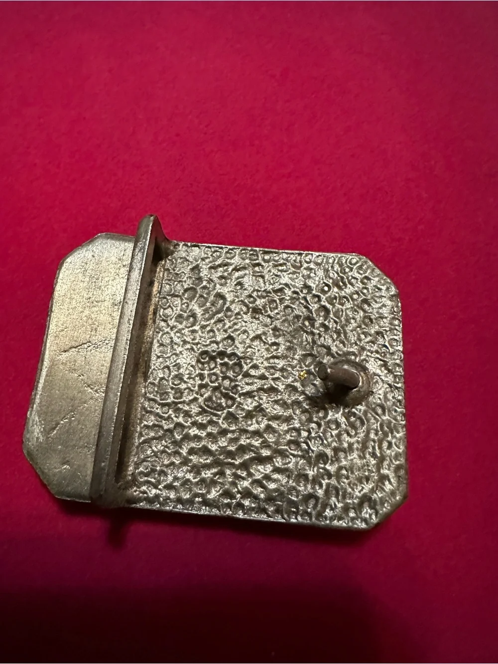 Silver Buckle UNISEX  Accessory SMU  SOUTHERN METHODiST UNIVERSITY Collectable